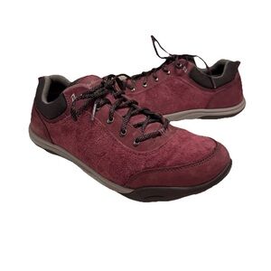Eddie Bauer Women's Plum Suede Sneakers size 10